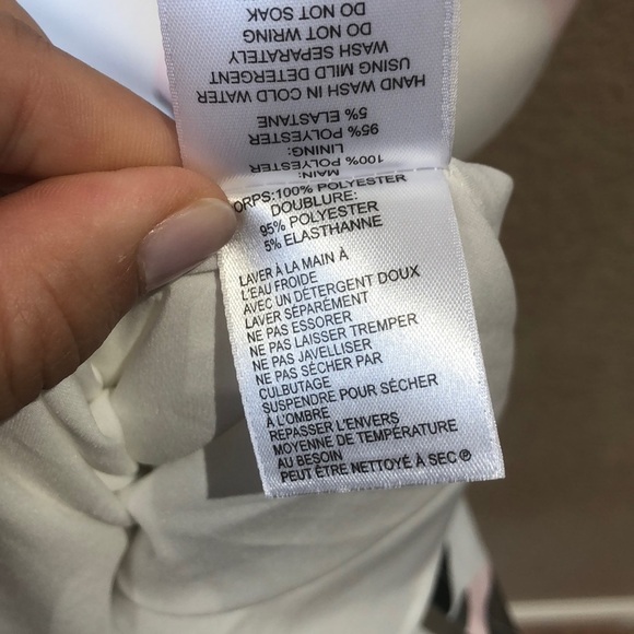 Cooper St Leaf Dancer Ruffle Hem Dress V-Neck 6 - Picture 6 of 8